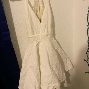 White lace dress